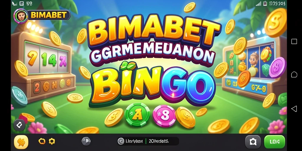 Gameplay seru Bingo di aplikasi BIMABET yang mendebarkan.