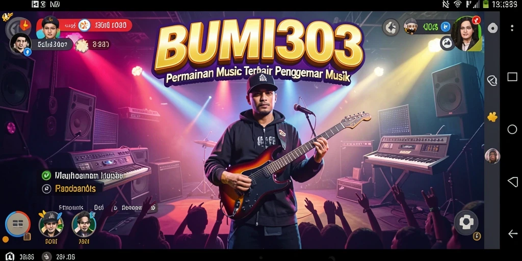 Screenshot gameplay BUMI303 dengan efek visual menakjubkan.