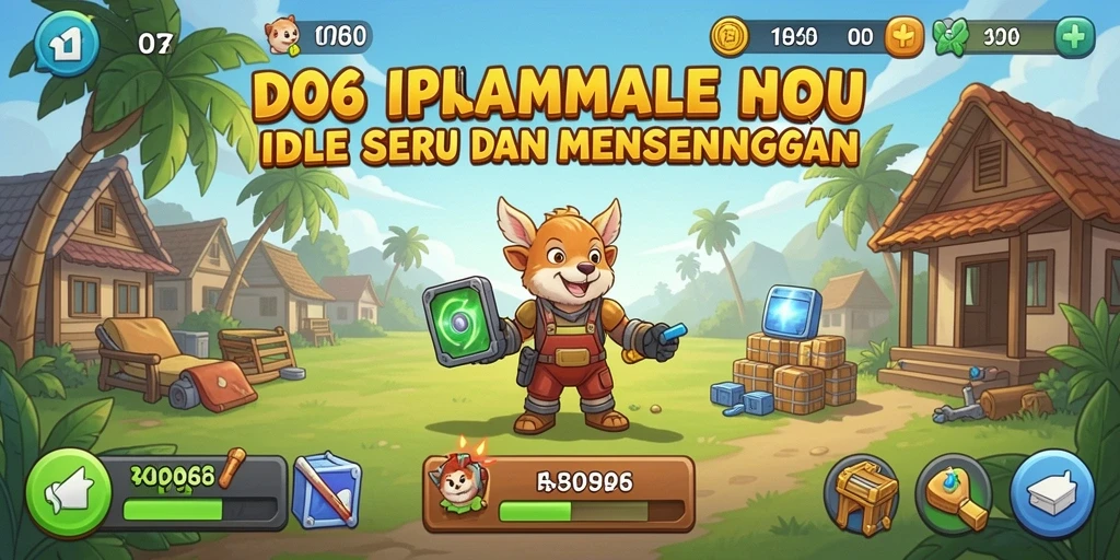 Screenshot gameplay D06 menunjukkan aksi Idle yang menarik dan seru.