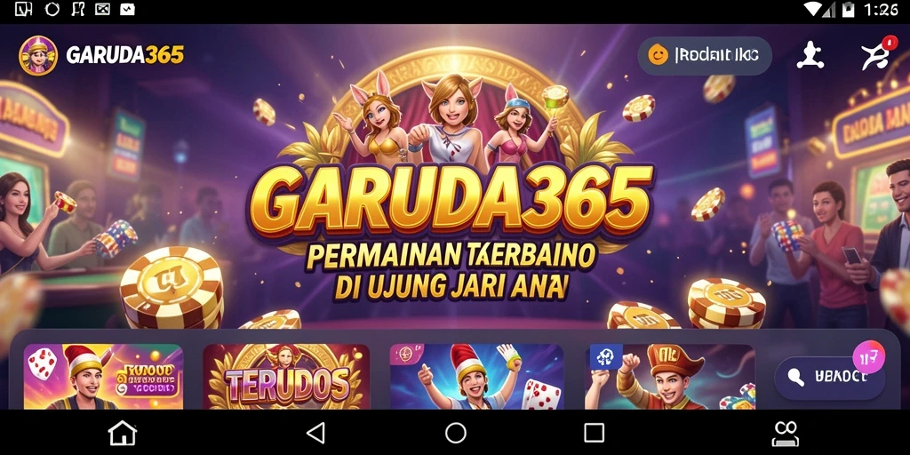 Screenshot GARUDA365 menunjukkan gameplay seru di kasino virtual.