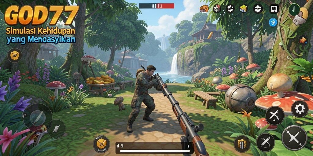 Tampilan gameplay GOD77 yang menawan dan interaktif.