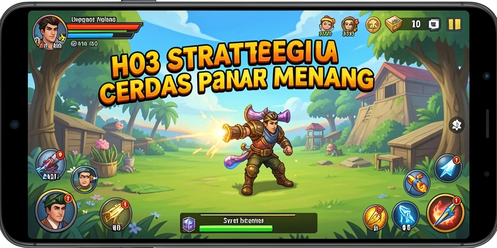 Tampilan gameplay H03 menampilkan pertempuran strategi yang seru.