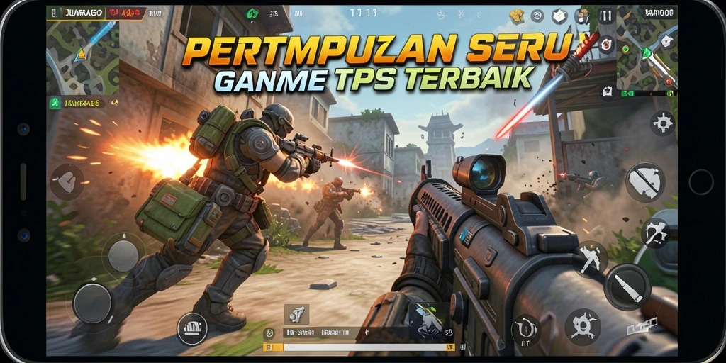 Gameplay seru JUARAGO dalam pertempuran TPS yang mendebarkan.