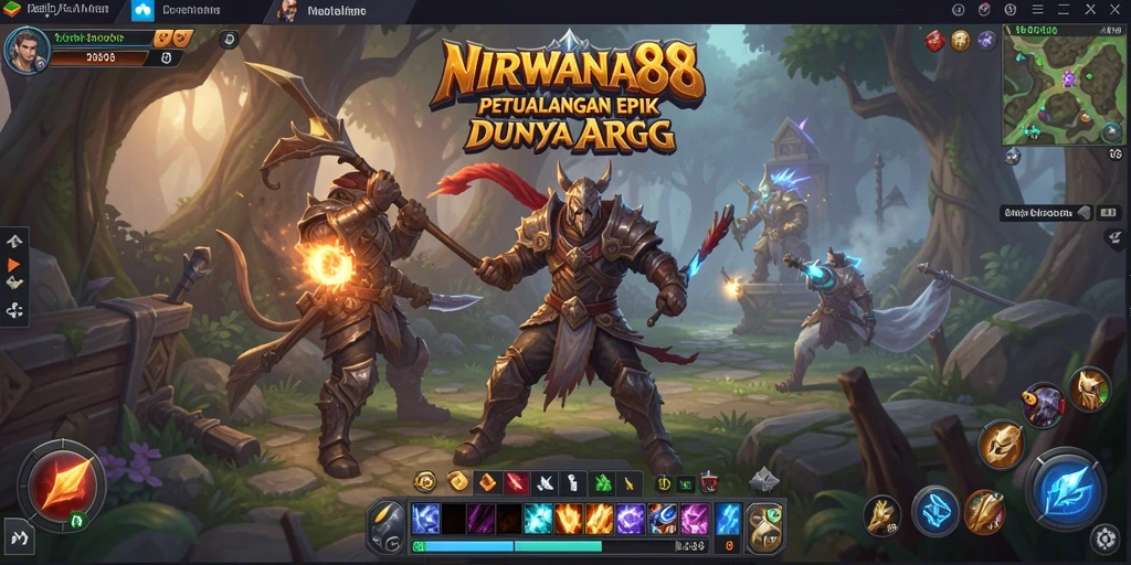 Tampilan gameplay NIRWANA88 yang menarik dengan elemen ARPG.