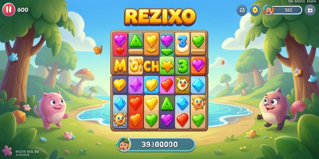 Tampilan gameplay menegangkan dari REZIXO yang seru.