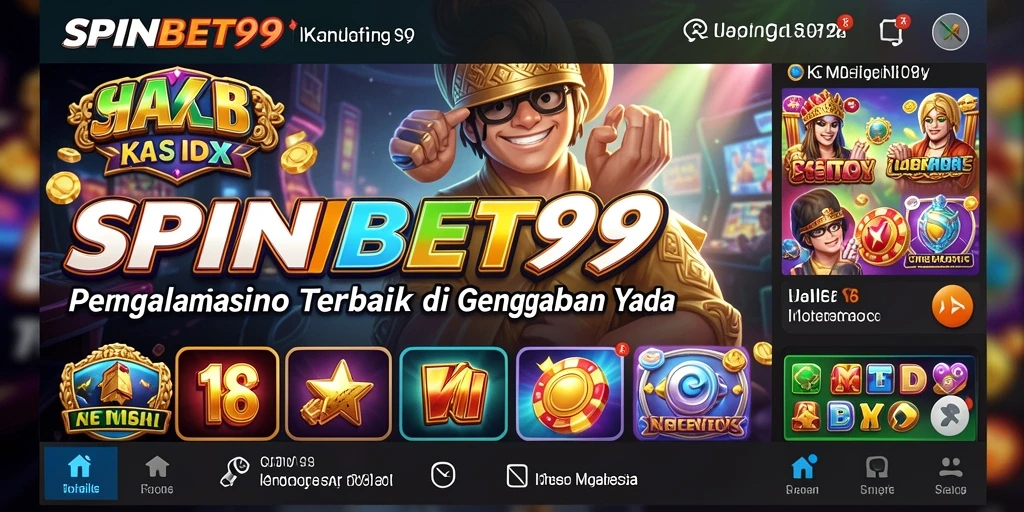 Tampilan gameplay SPINBET99 yang menampilkan keseruan permainan Kasino.