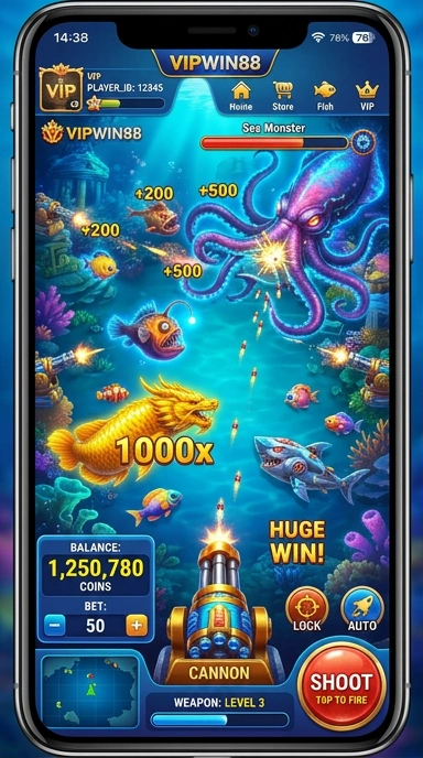 Tampilan antarmuka pengguna vipwin88 yang intuitif.
